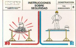 SI - NO CONSTRUCCION ANDAMIOS SI NO INSHT (21)  IMAGEN FOTOGRAFIA